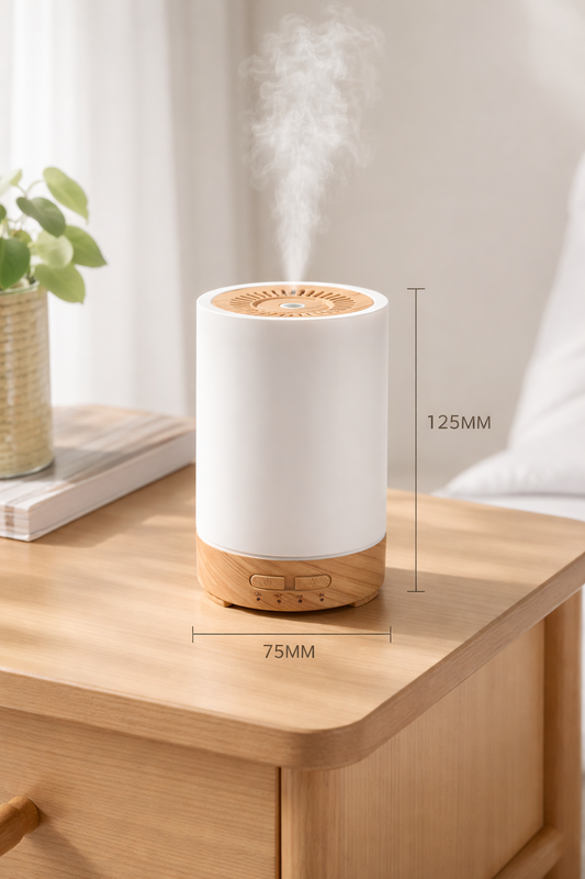 Nidra Vibe™ | Ultrasonic Essential Oil Diffuser & Ambient Light