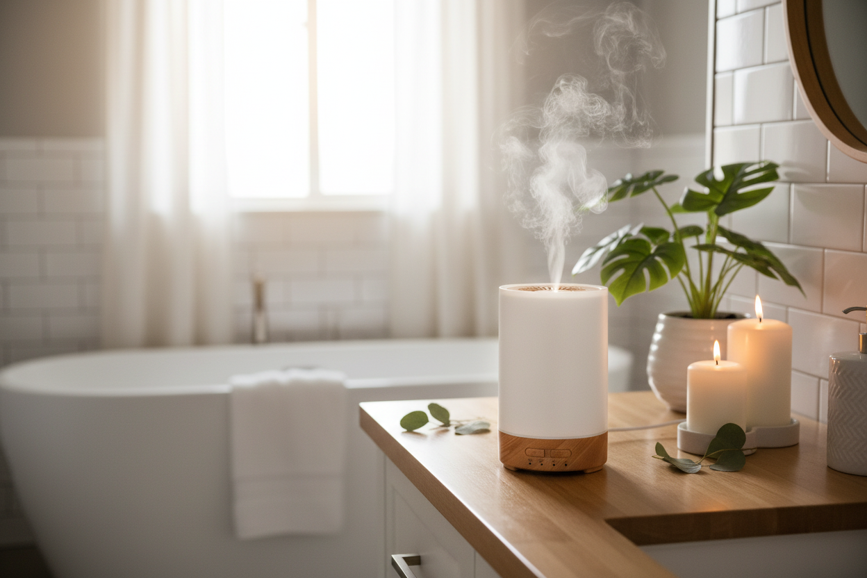 Difusor en baño spa