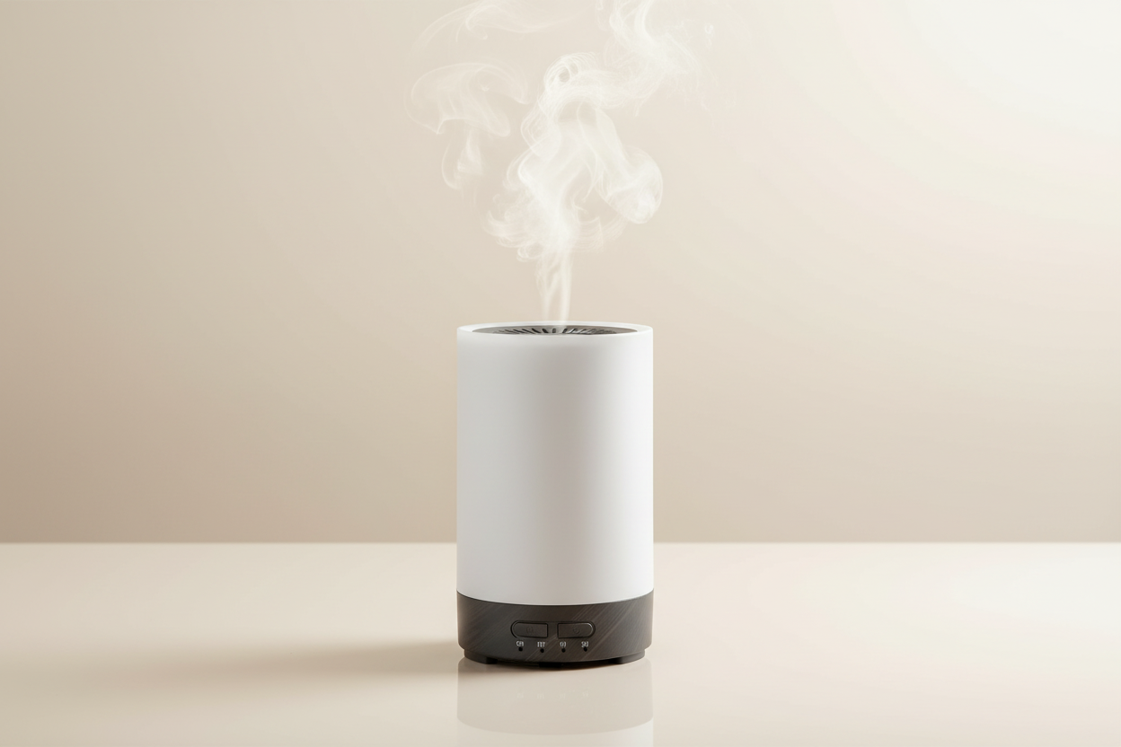 Nidra Vibe™ | Ultrasonic Essential Oil Diffuser & Ambient Light