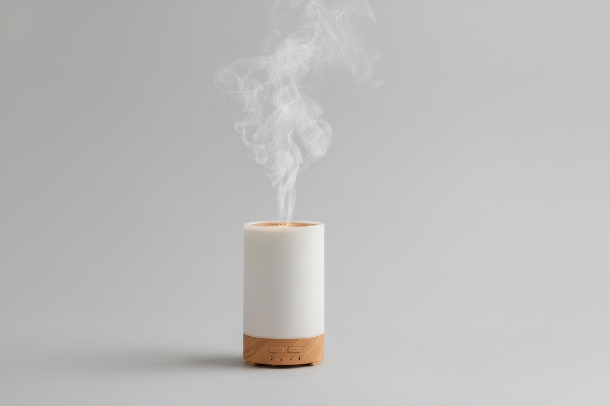 Nidra Vibe™ | Ultrasonic Essential Oil Diffuser & Ambient Light